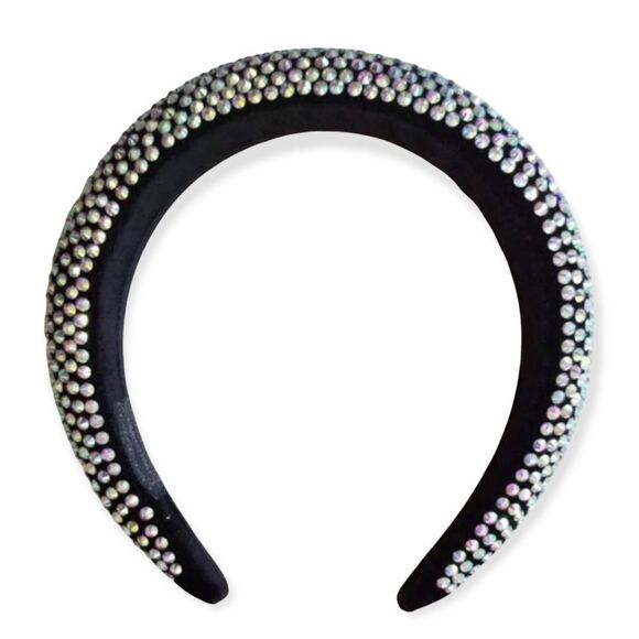 🆕Luxury Crystal Diamond Rhinestone Padded Headband - Picture 3 of 6
